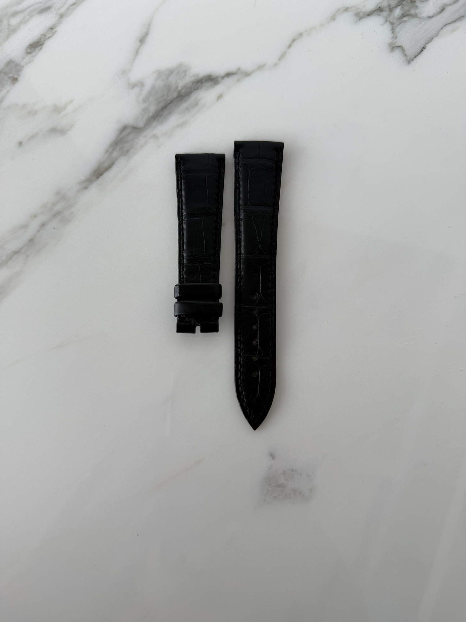 Ремешок Breguet Leather Strap 20x16mm Black NEW