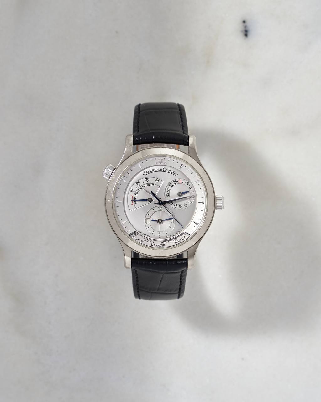 Jaeger-LeCoultre Master Control Geographic White Gold