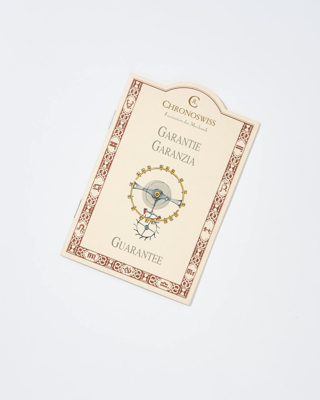 Chronoswiss Booklet Garantie