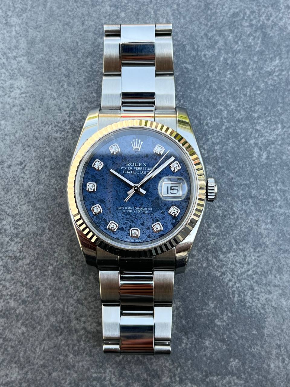 Rolex Datejust 36mm Sodalite Dial 116234
