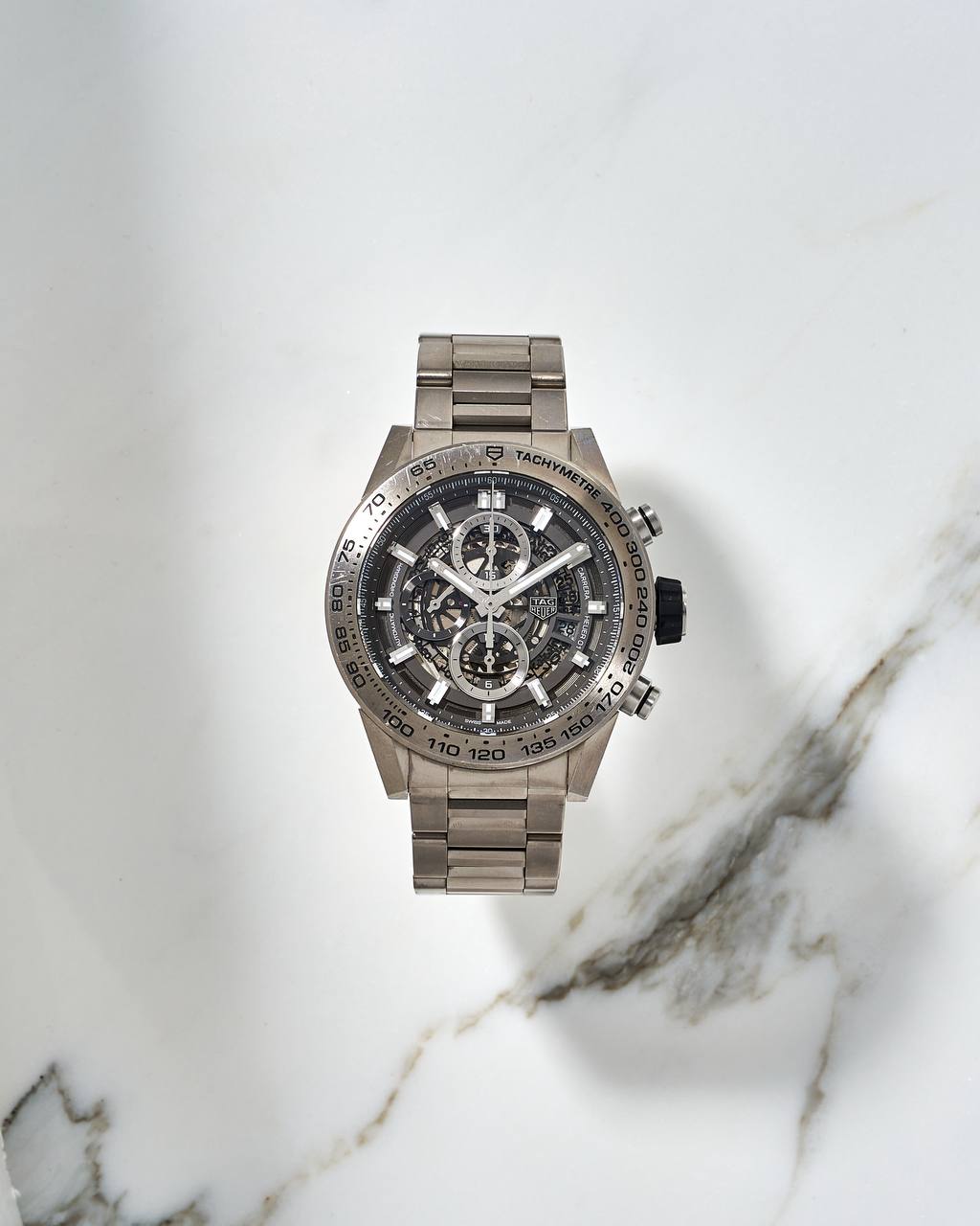 TAG Heuer Carrera Calibre Heuer 01 Grey Phantom Skeleton Titanium