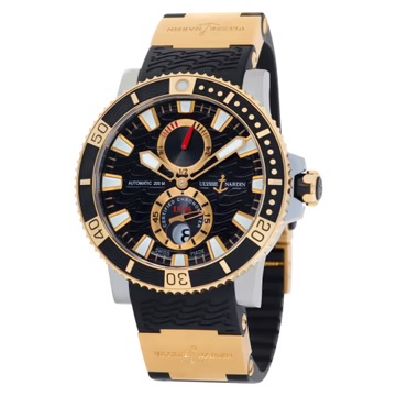 UN Maxi Marine Diver Titanium & Rose Gold