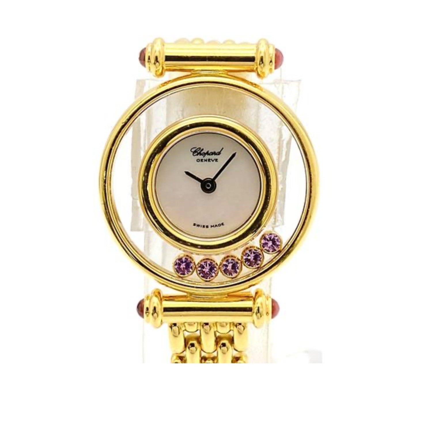 Chopard Happy Diamonds Pink Sapphires MoP Dial