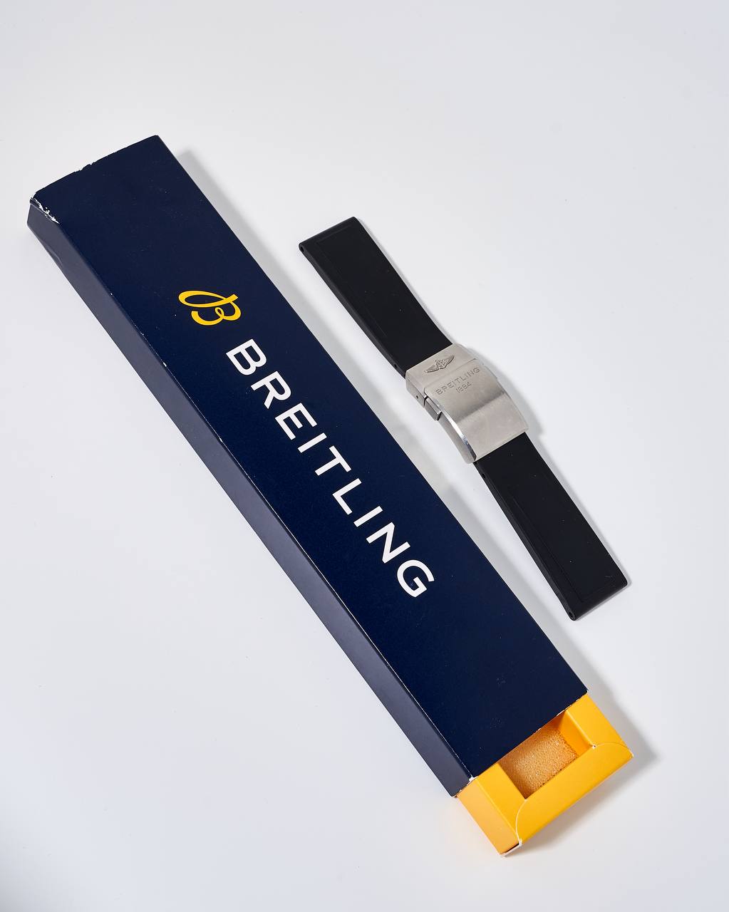 Ремешок с клипсой Breitling Rubber Strap 22x20mm