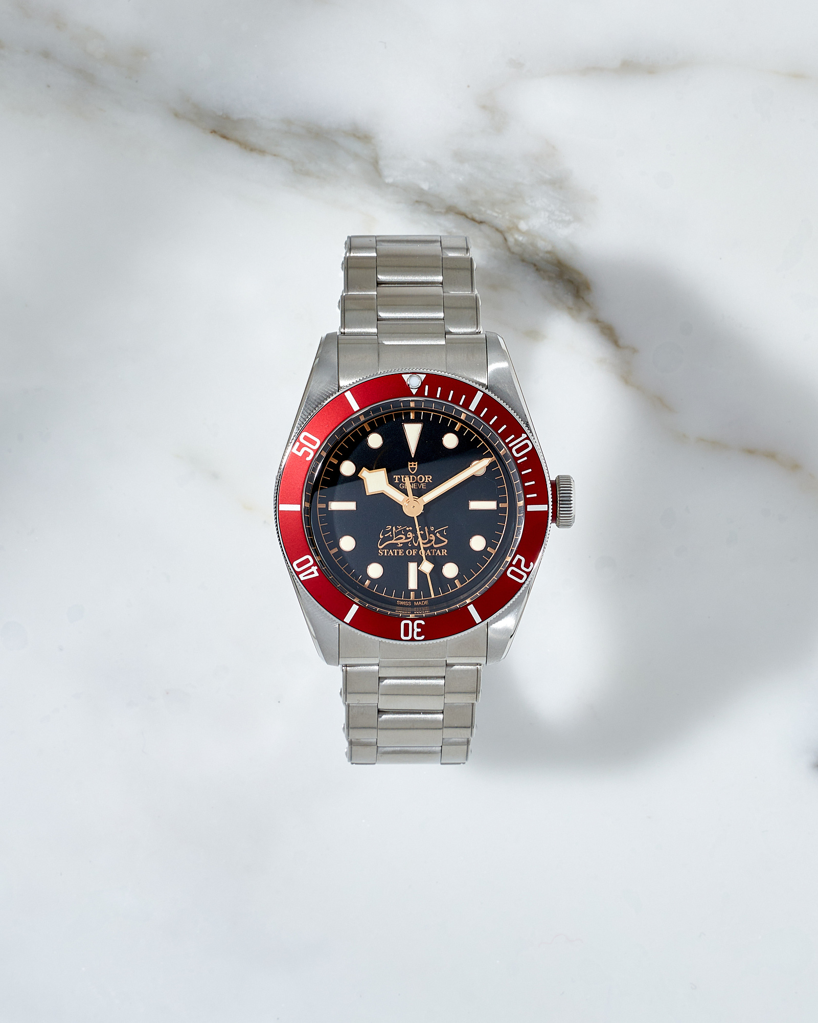 Tudor Heritage Black Bay 'State of Qatar' Edition 79230 NEW