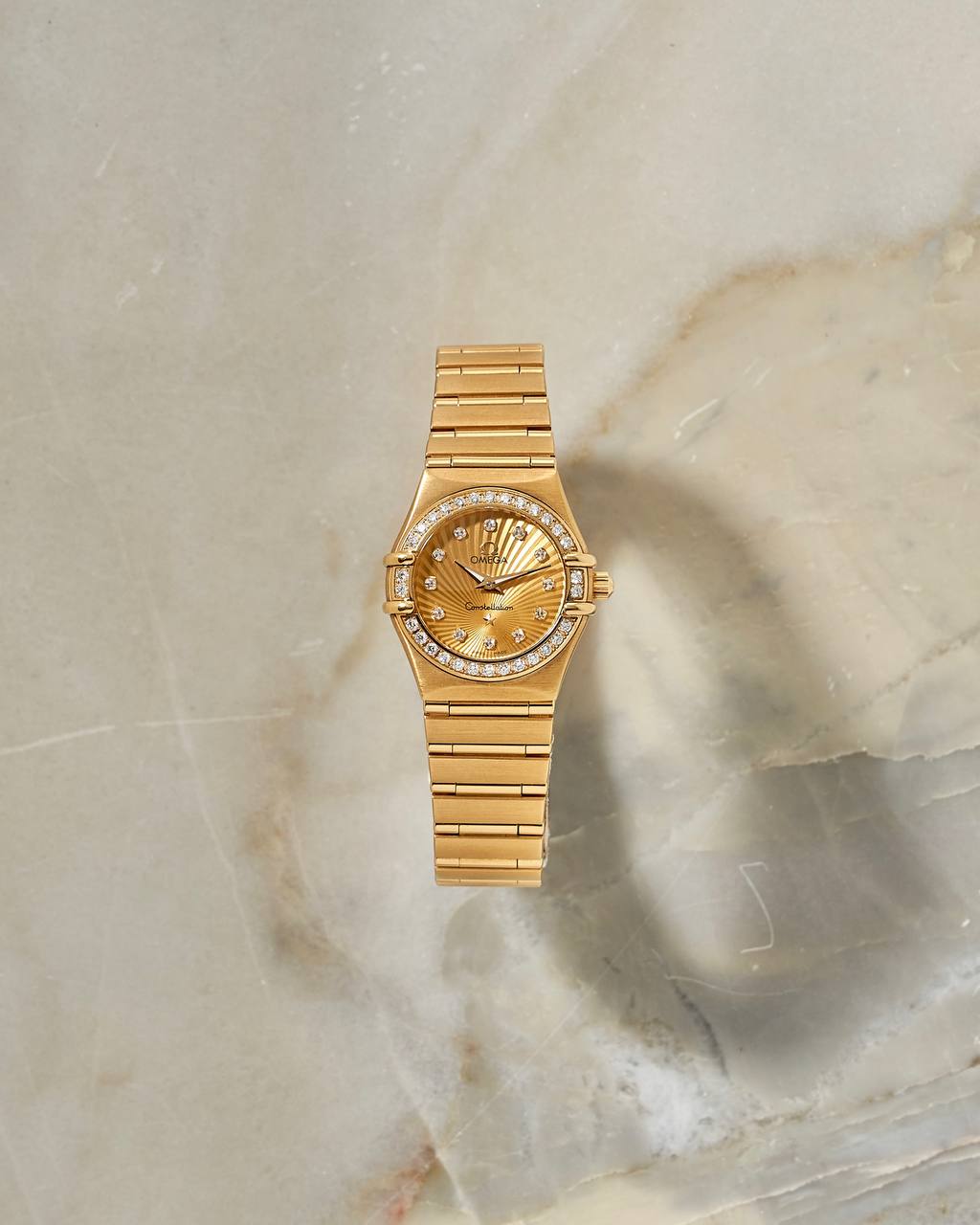 Omega Constellation 160 Years Champagne Diamonds