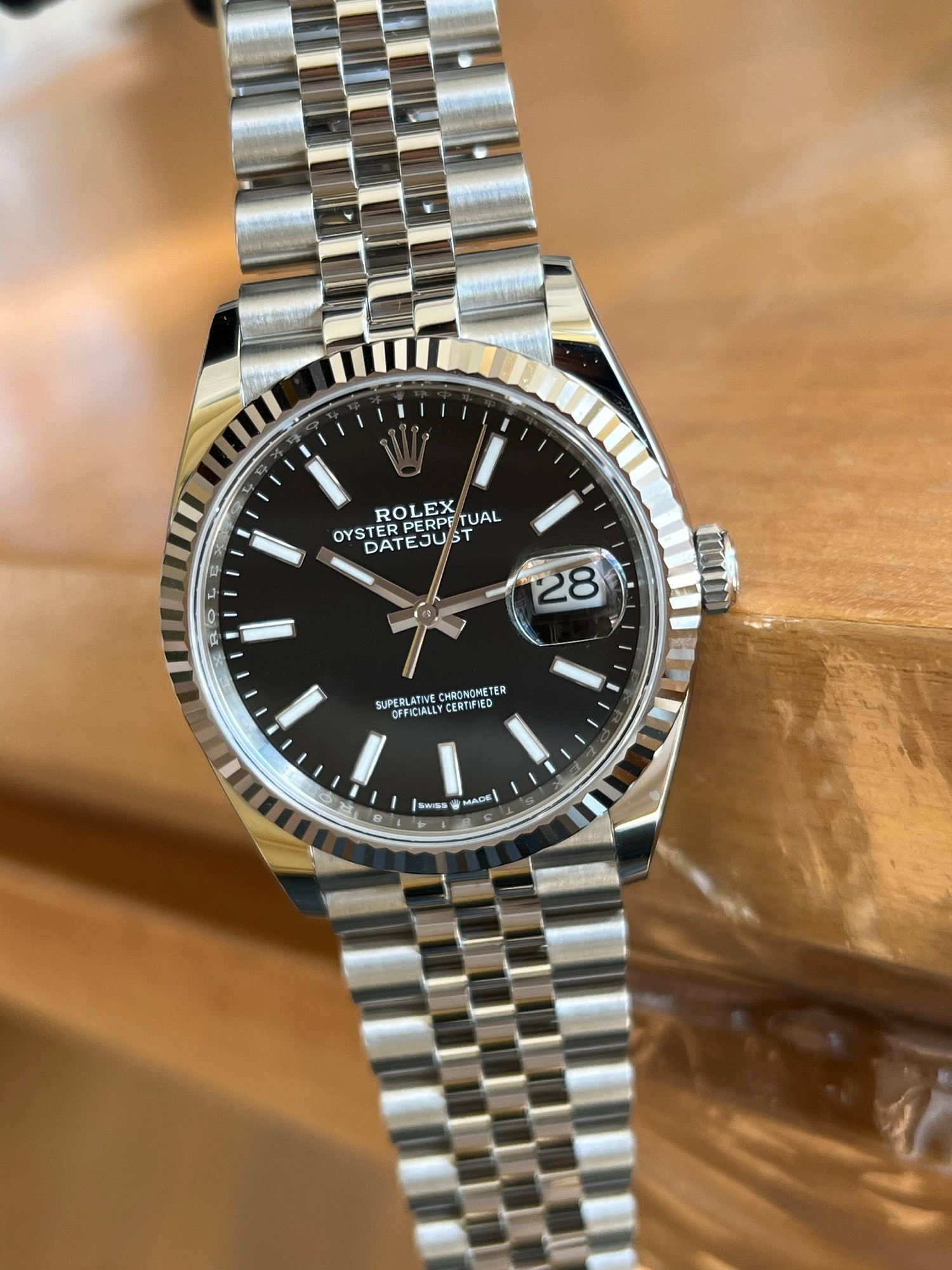 Rolex Datejust 36mm Black Dial 126234 2025 Year NEW 