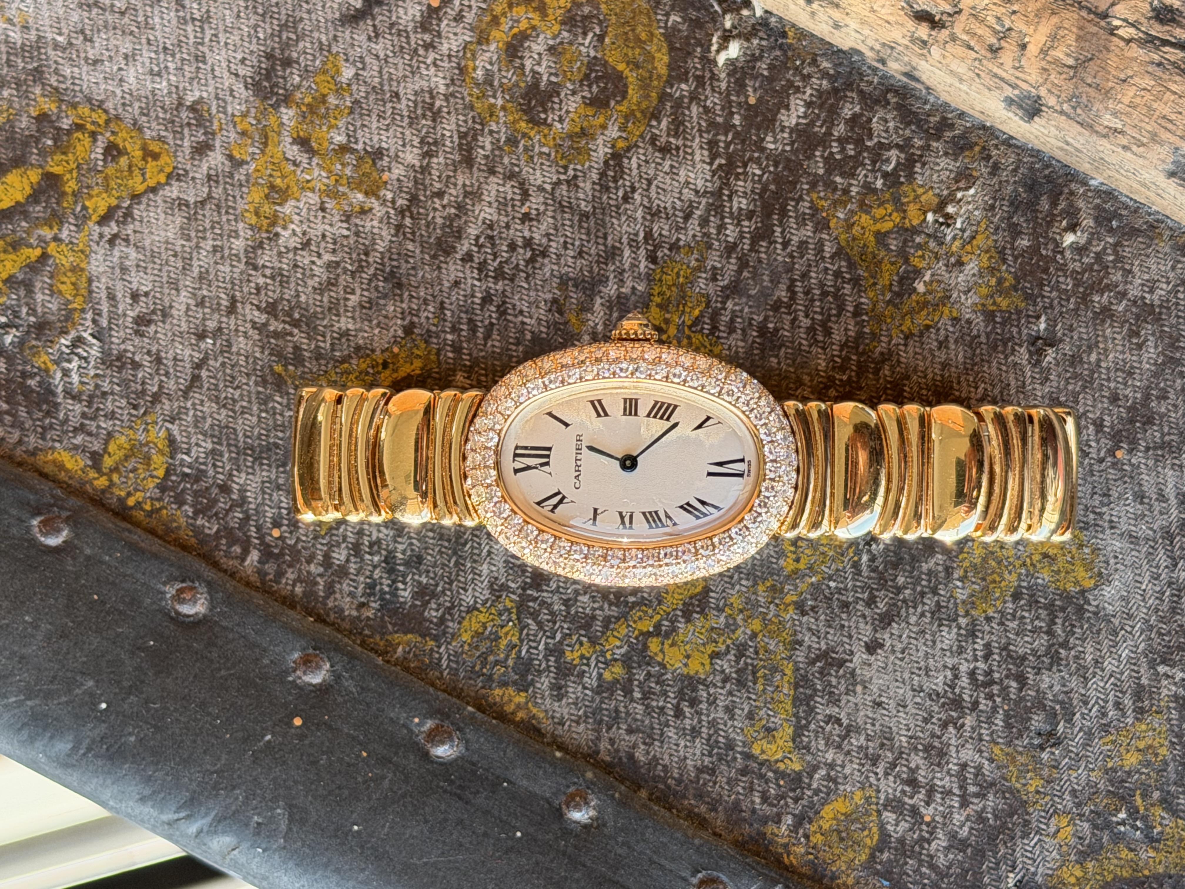 Cartier Baignoire Factory Diamonds 8057912