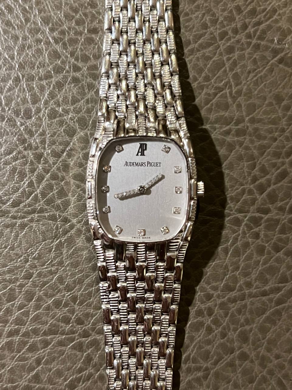 Audemars Piguet Mini Cobra White Gold Diamond Indexes & Hands