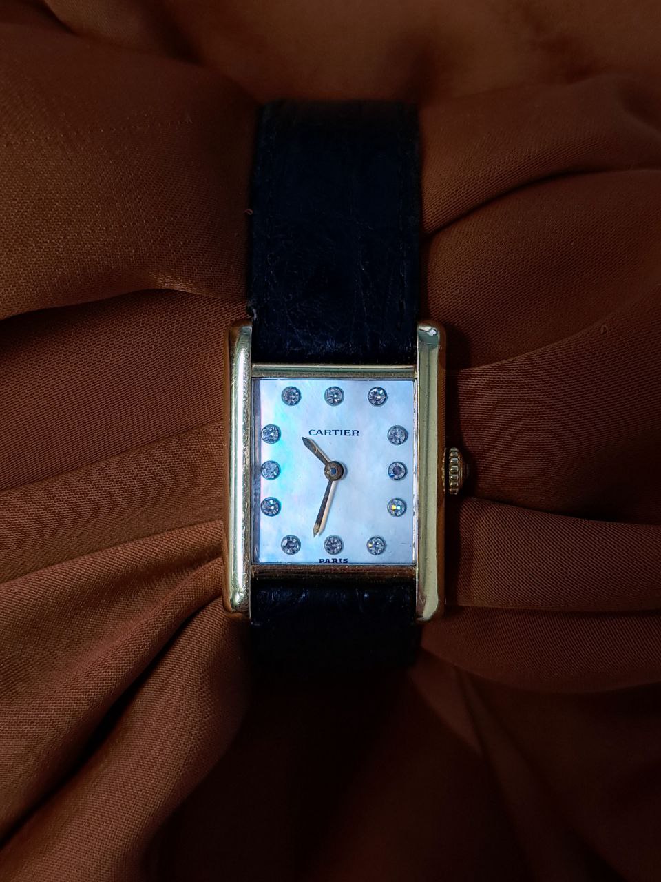 Cartier Tank MoP Dial 7822