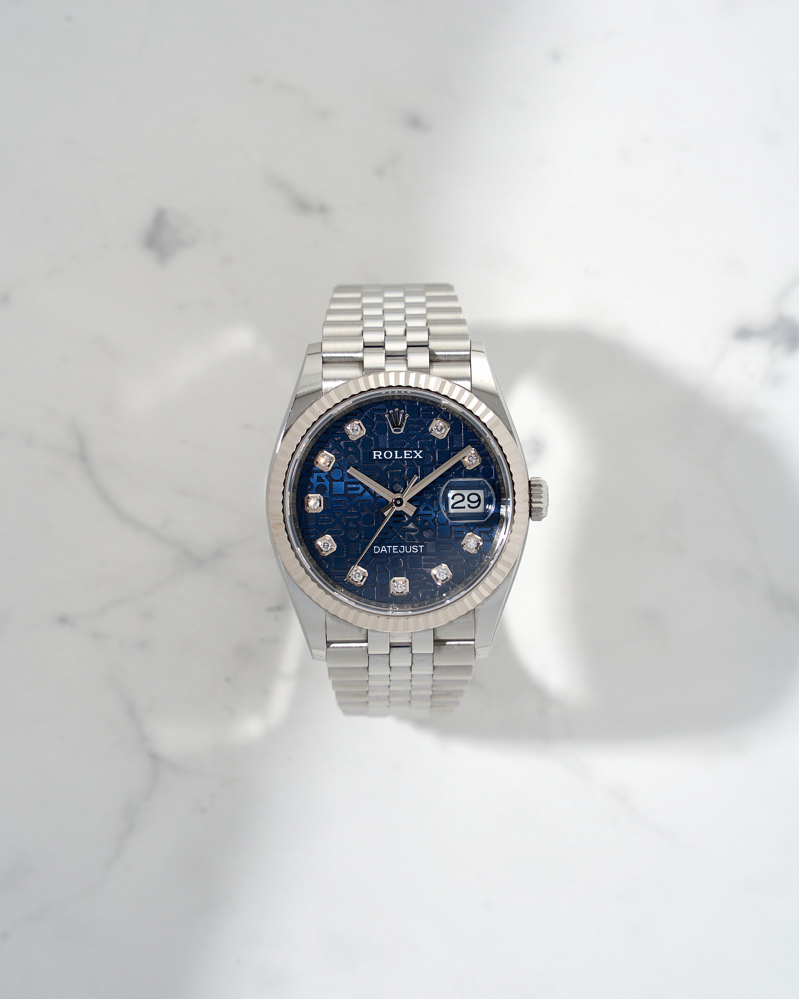 Rolex Datejust 36 Blue Dial Jubilee Bracelet 126234