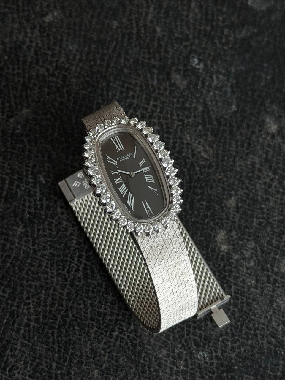 Audemars Piguet Vintage White Gold Diamond Bezel