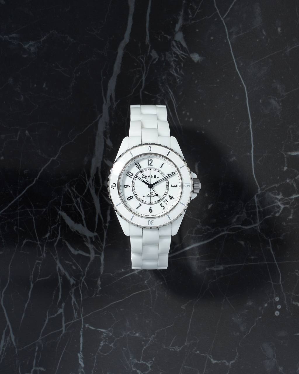 Chanel J12 White Ceramic  Automatic Date Caliber 12.1