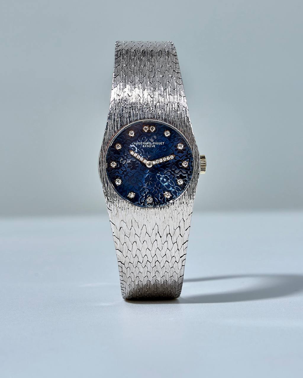 Audemars Piguet Floral Dial and Diamond Hands White Gold