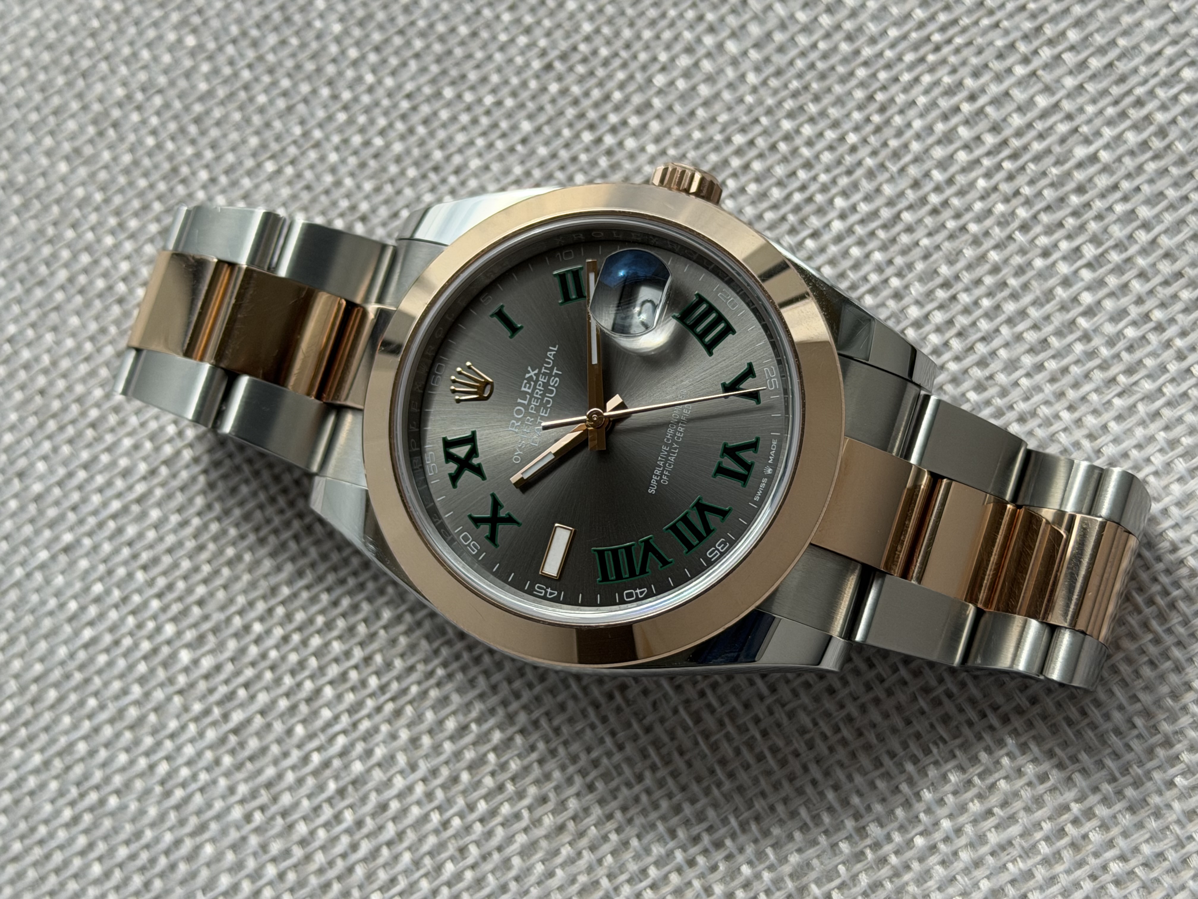 Rolex Datejust 41mm  Wimbledon 126301