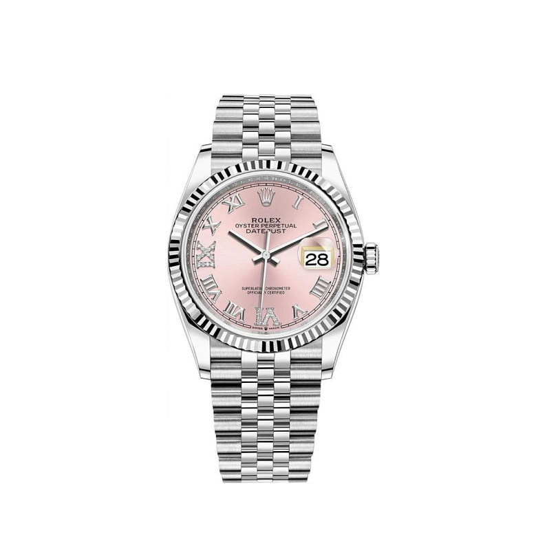 Rolex Datejust 36mm with papers Pink Diamond Dial NEW