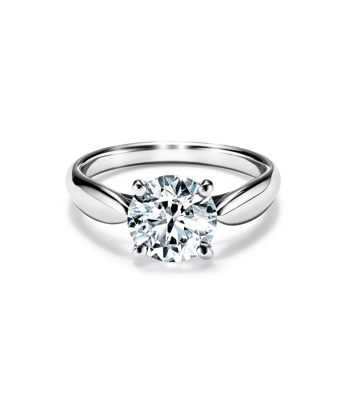 Tiffany&Co Harmony Ring Platinum Round Brilliant 0,78 Ct
