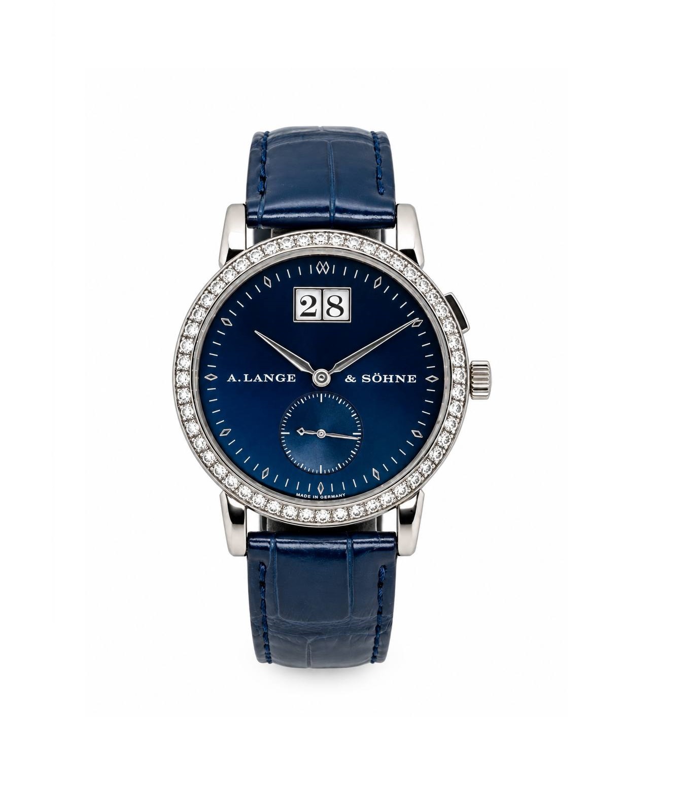 A. Lange & Sohne Saxonia Diamond-Set Bezel White Gold 