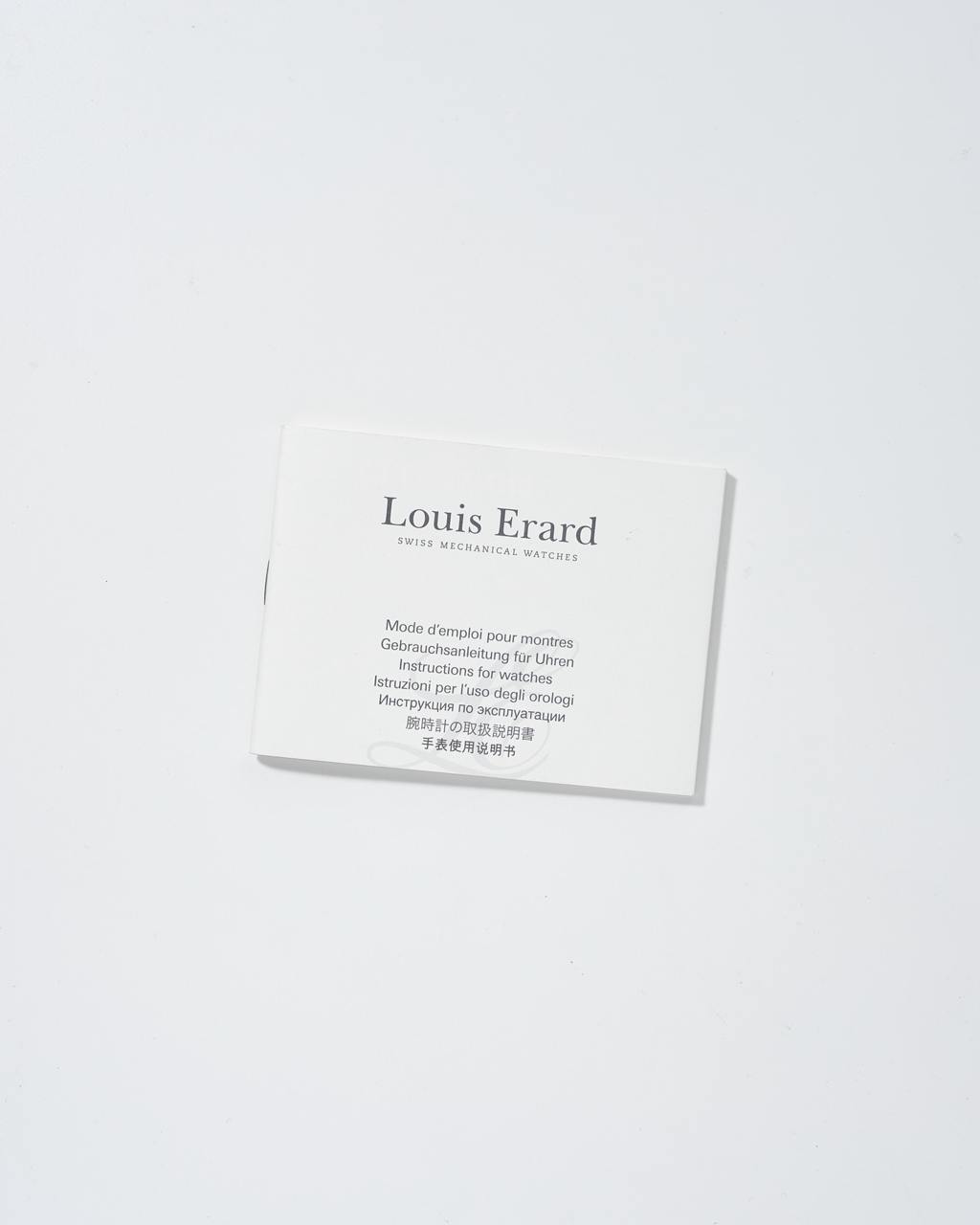 Louis Erard Instruction Booklet