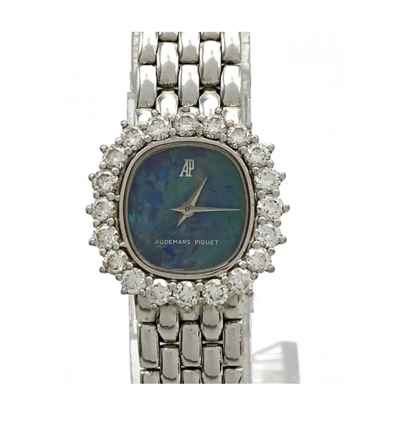 Audemars Piguet Opal Dial Diamond Bezel 