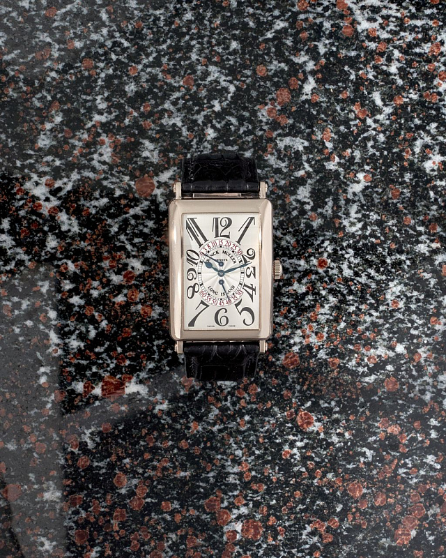 Franck Muller Long Island Bi-Retrograde White Gold 