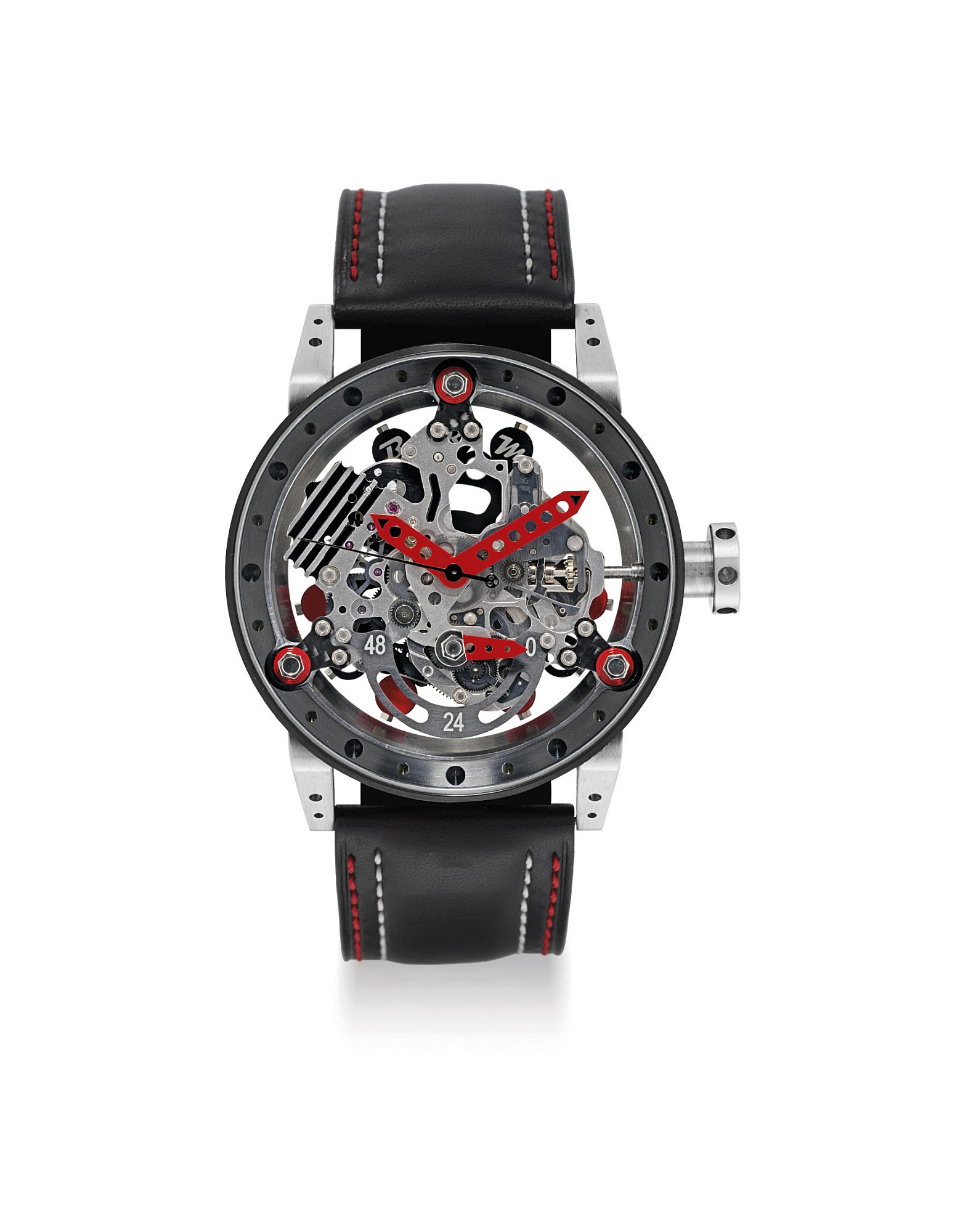 B.R.M R50 TN AR Red Skeleton Titanium