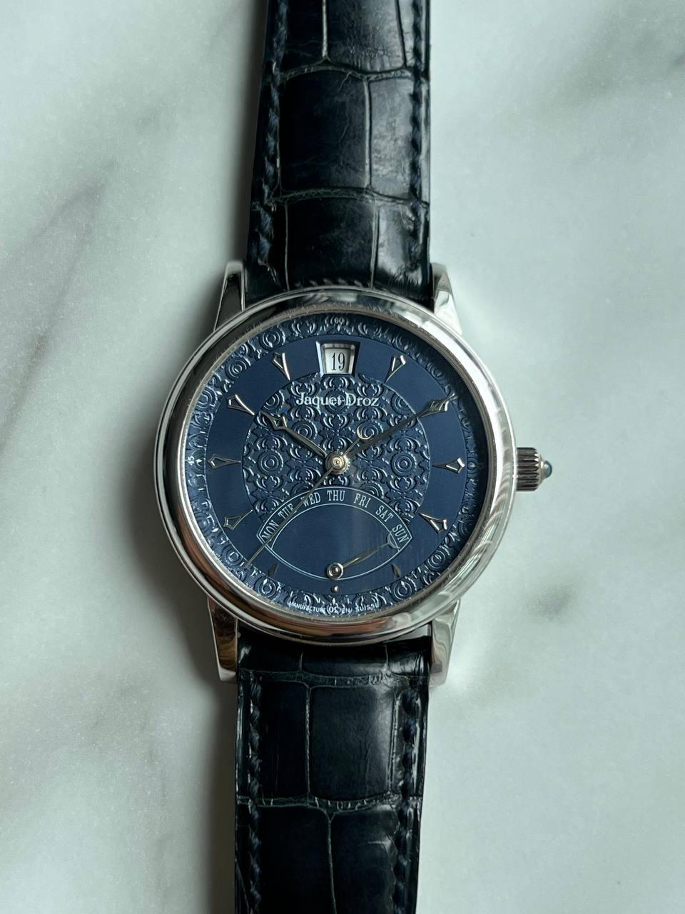 Jaquet Droz Semaine Retrograde White Gold