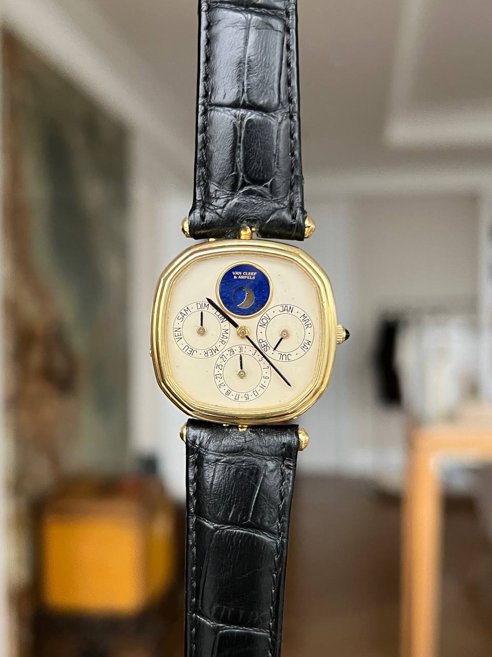 Gerald Genta Perpetual Calendar Retailed by Van Cleef & Arpels