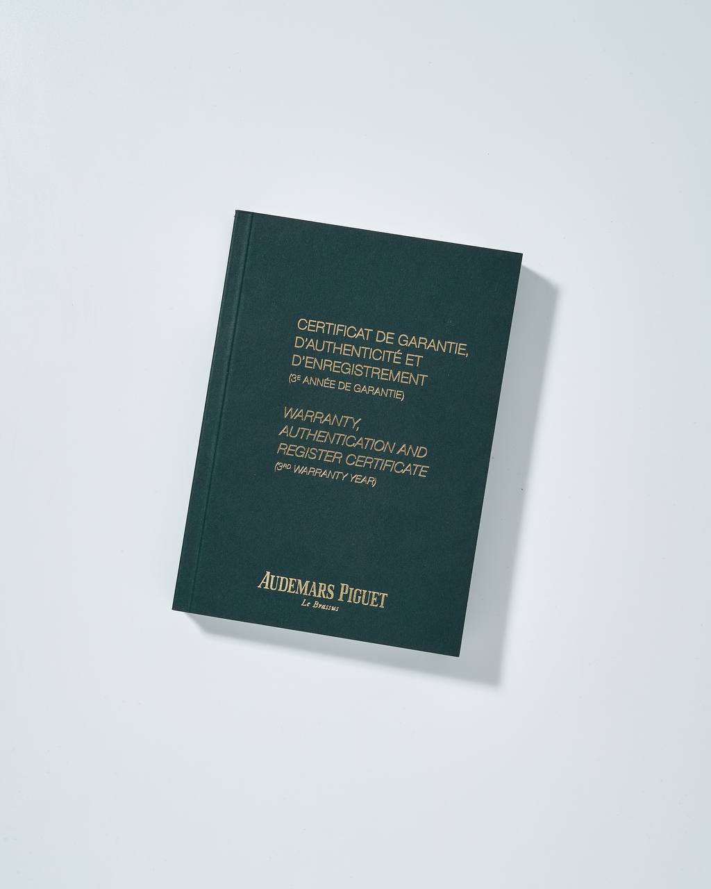Audemars Piguet Warranty Booklet