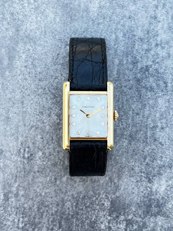 Cartier Tank MoP Dial 7822