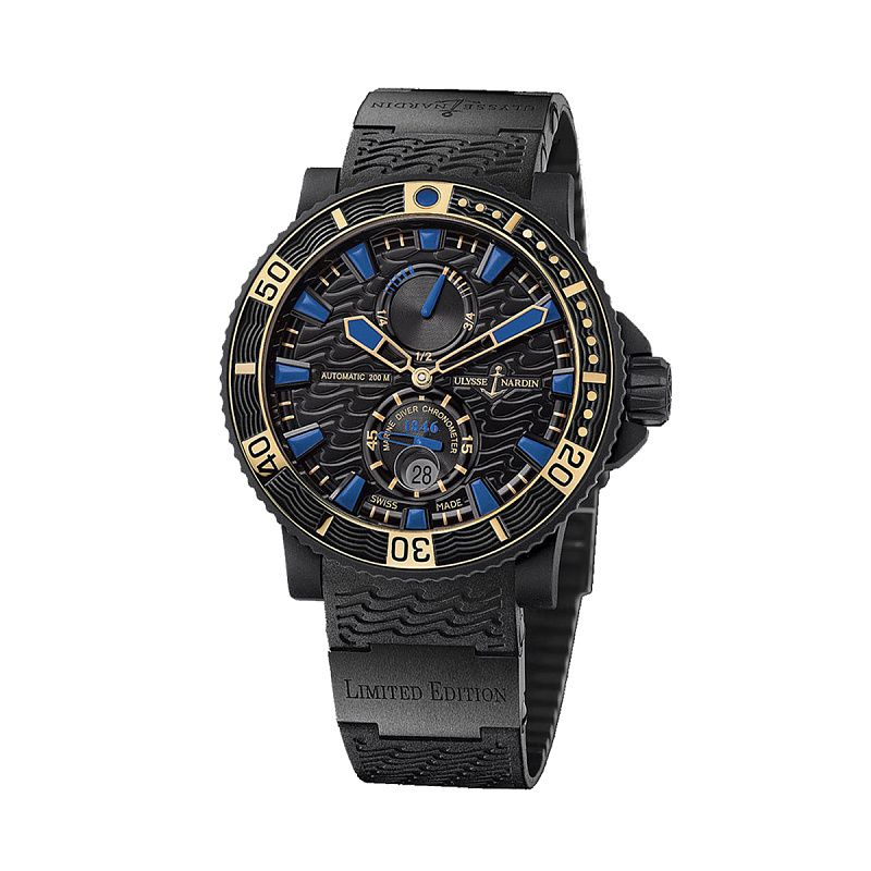 UN Maxi Marine Diver Black Sea Chronograph LE