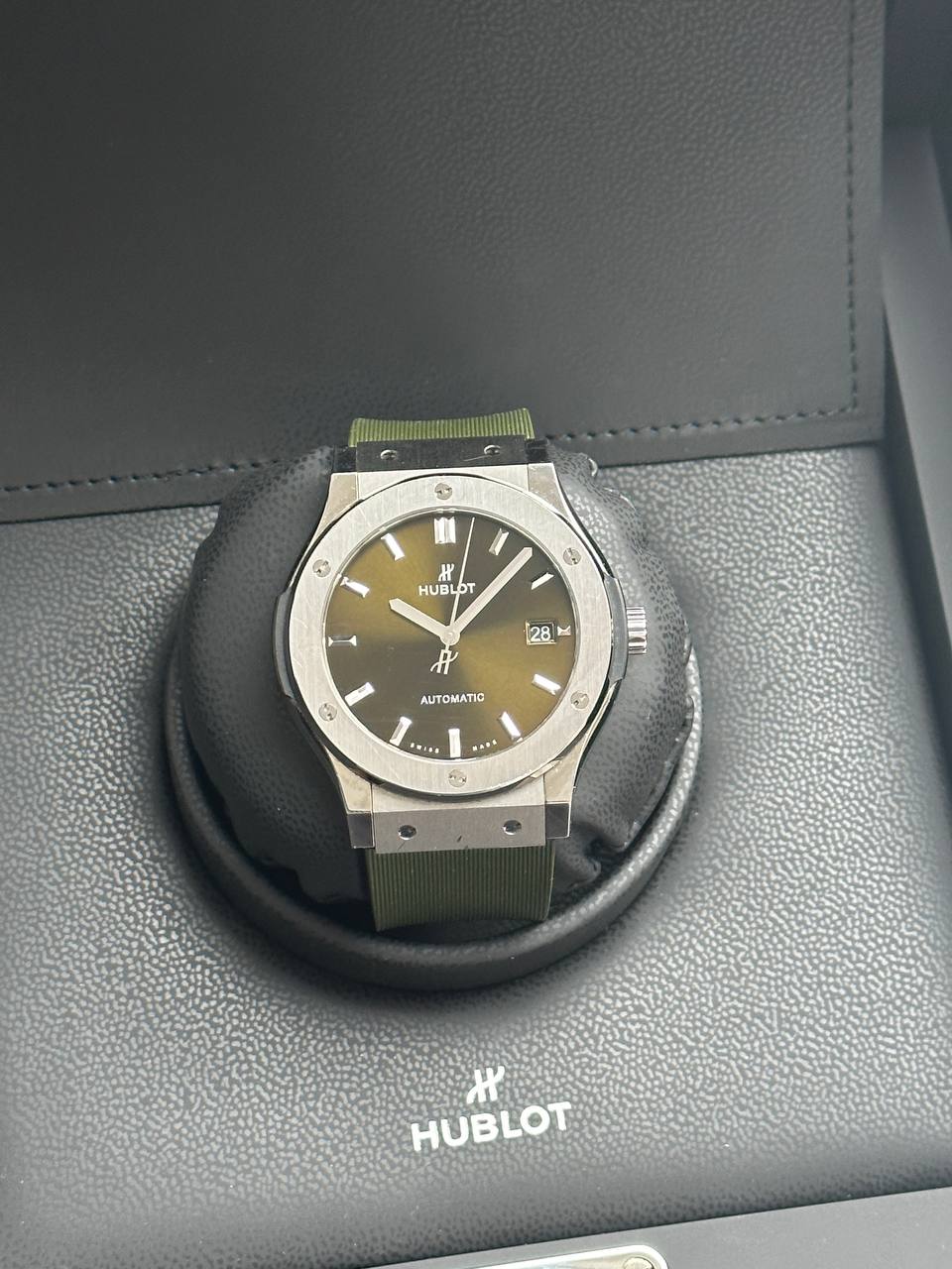 Hublot Classic Fusion 45mm Green Titanium
