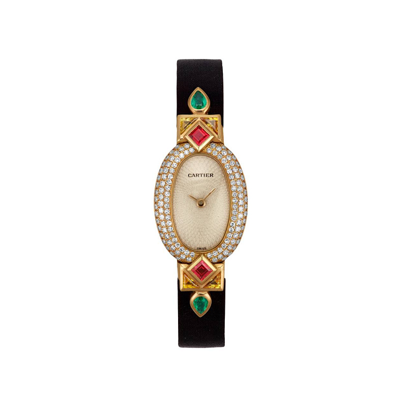 Cartier Baignoire Yellow Gold Diamond Bezel 1960 