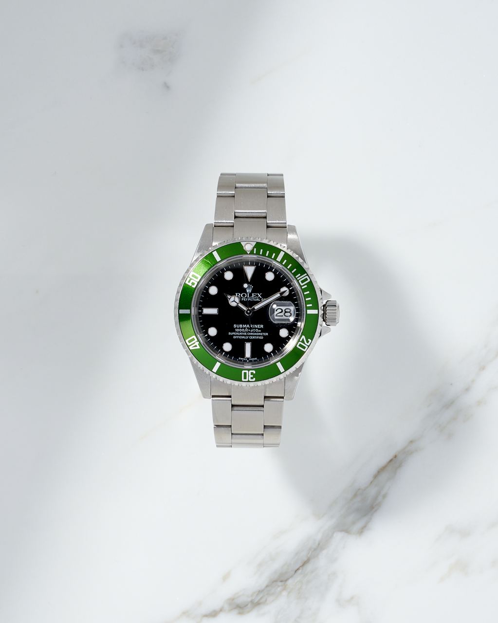 Rolex Submariner Kermit Date 40mm F series 16610LV
