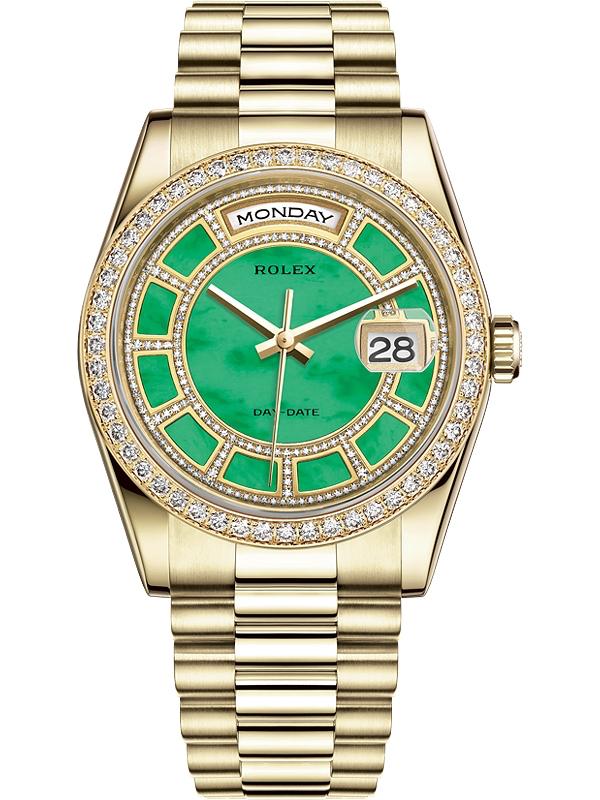 Rolex Day-Date 36mm 118348 Jade dial