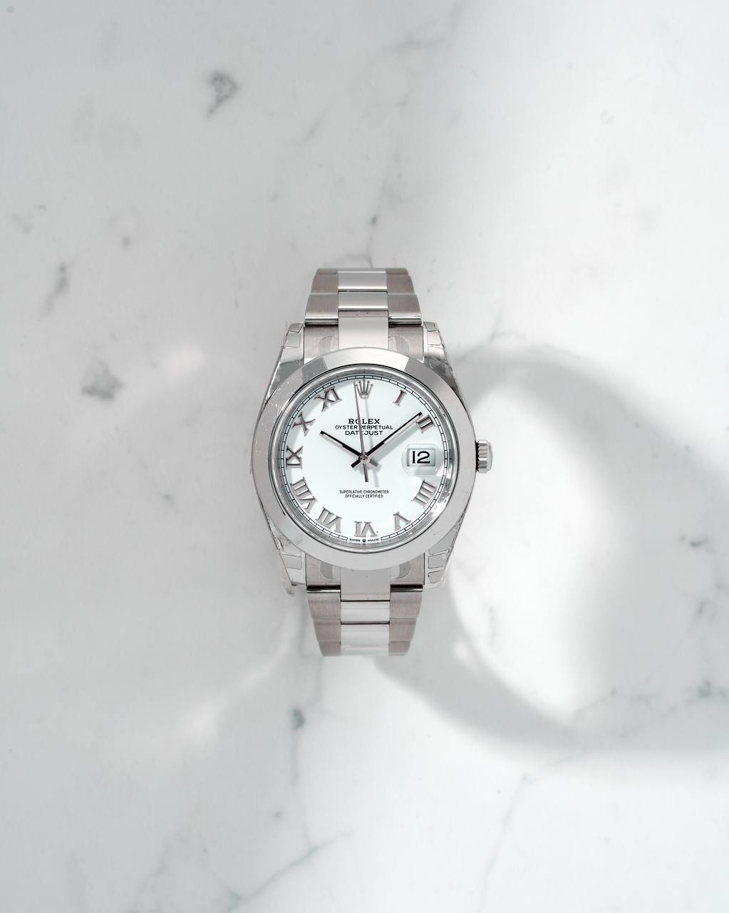 Rolex Datejust 41mm White Dial 126300 NEW