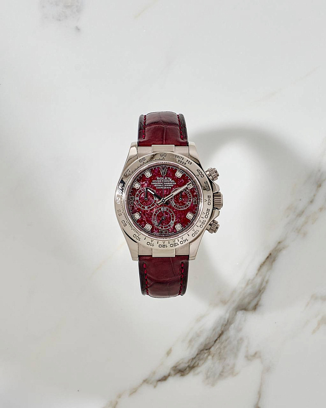 Rolex Daytona 40mm Rubellite White Gold 116519 