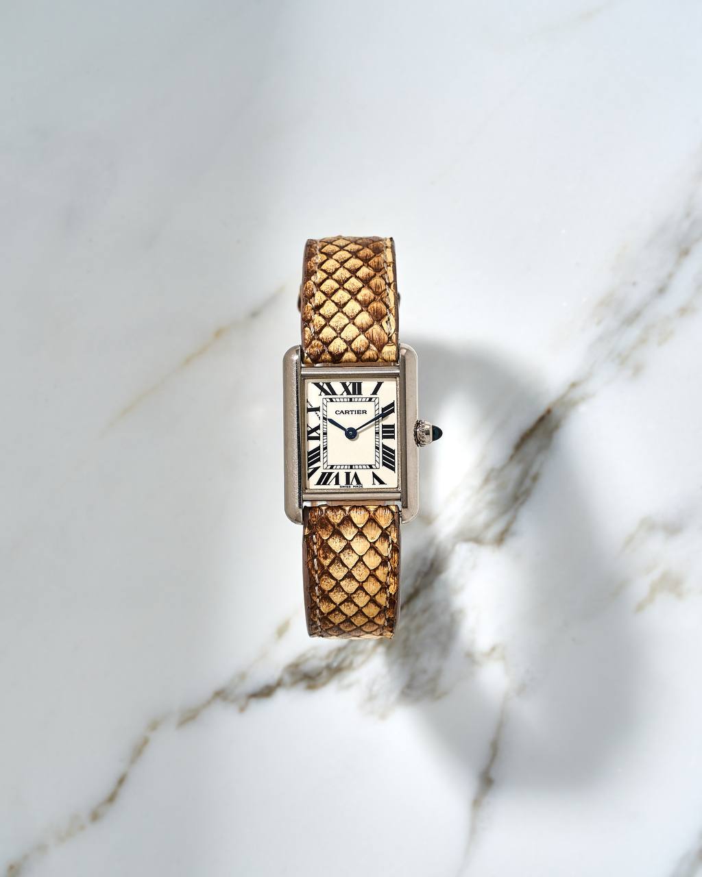 Cartier Tank Louis Small Model White Gold 2679