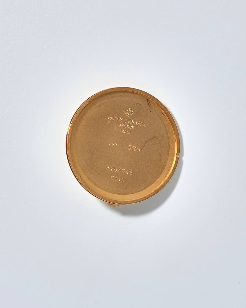 Крышка Patek Philippe Caseback 5140 Yellow Gold 