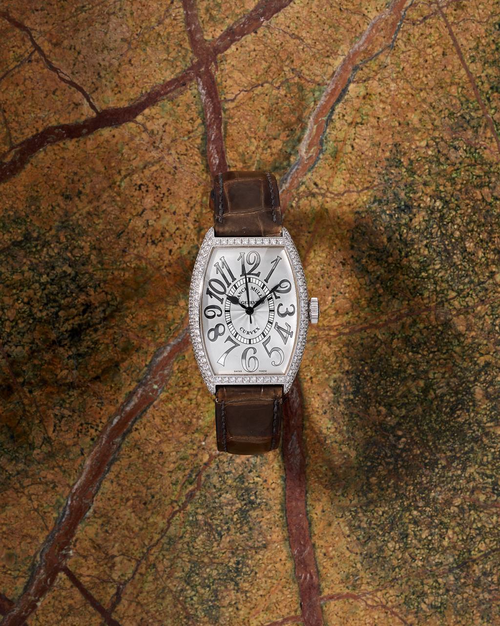 Franck Muller Cintree Curvex Diamond White Gold