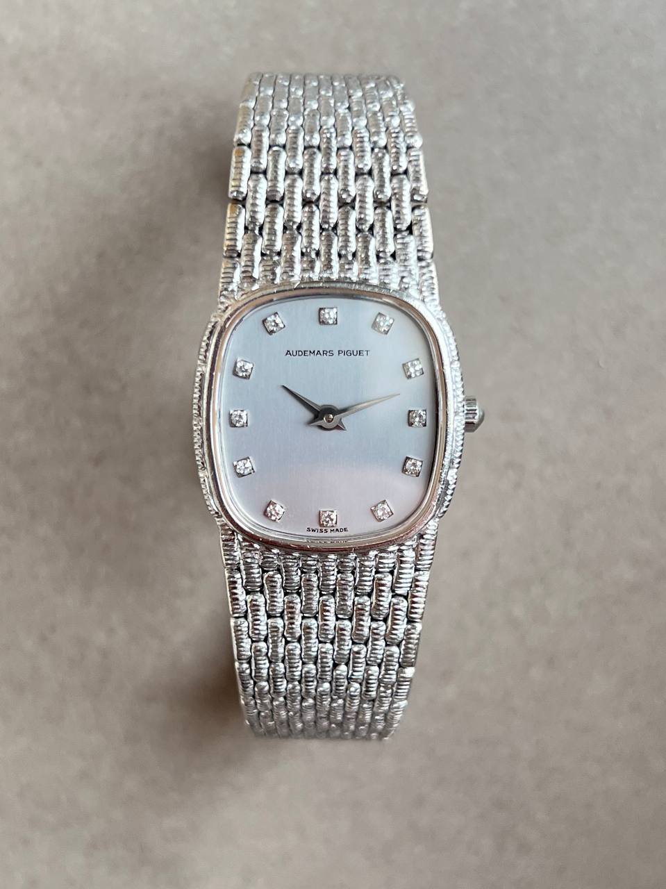 Audemars Piguet Mini Cobra White Gold Diamond Dial