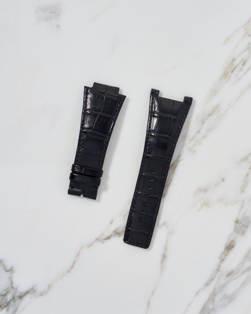 Urwerk Crocodile Leather Strap 30x19x20mm NOS Black