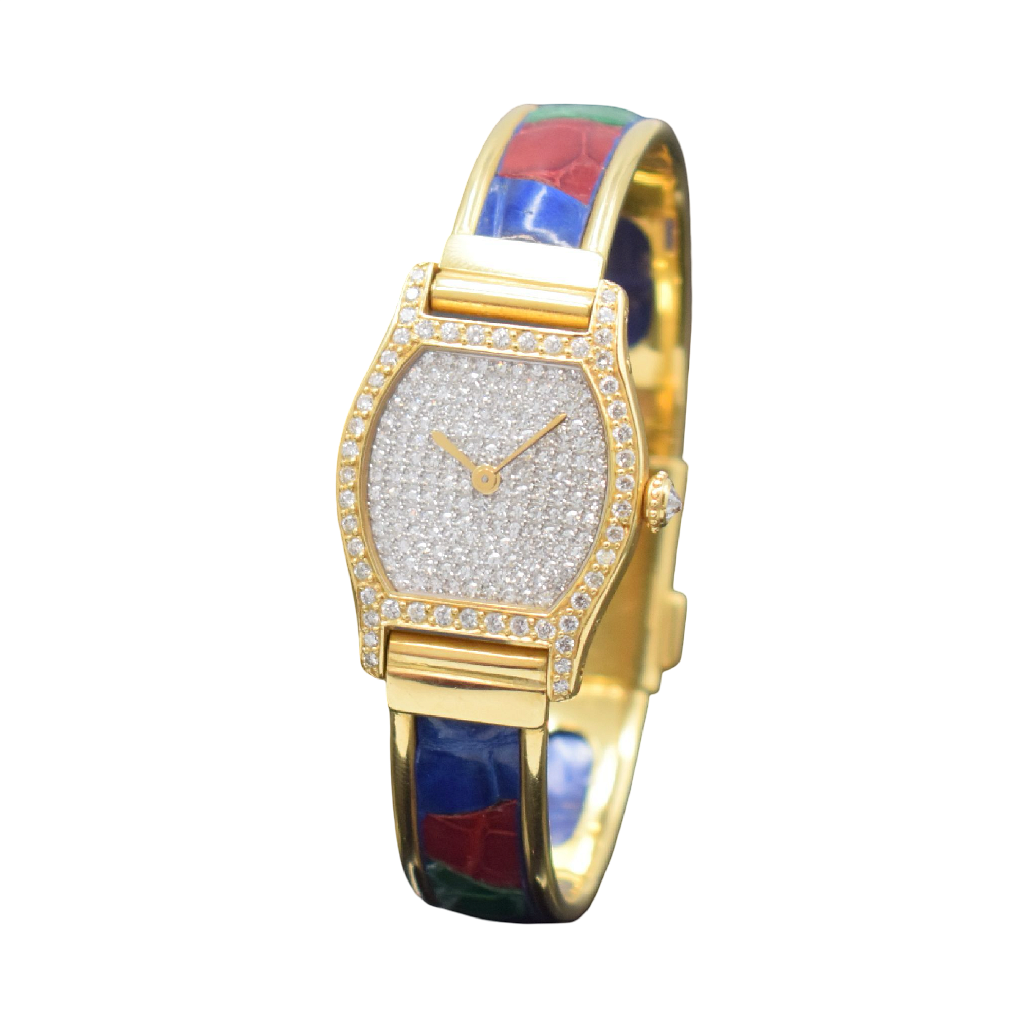 Cartier Tortue Yellow Gold and Diamond 96070