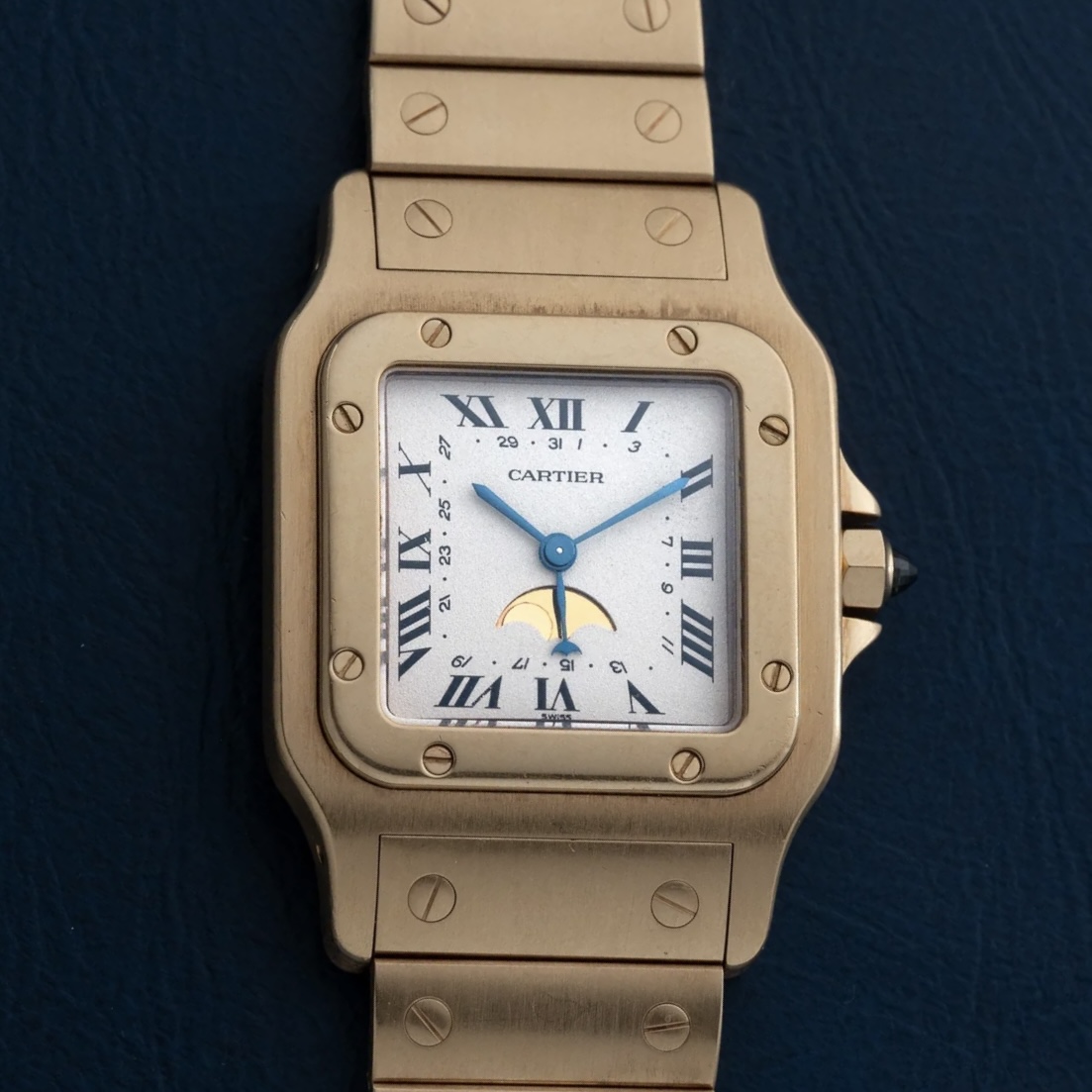 Cartier Santos Galbee Moonphase