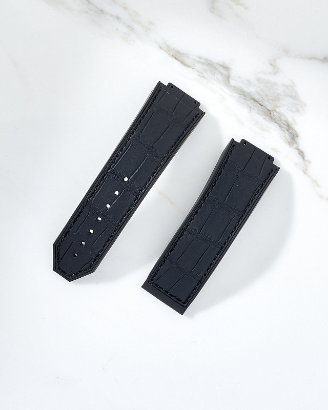 Hublot Leather Strap Black 23x20mm