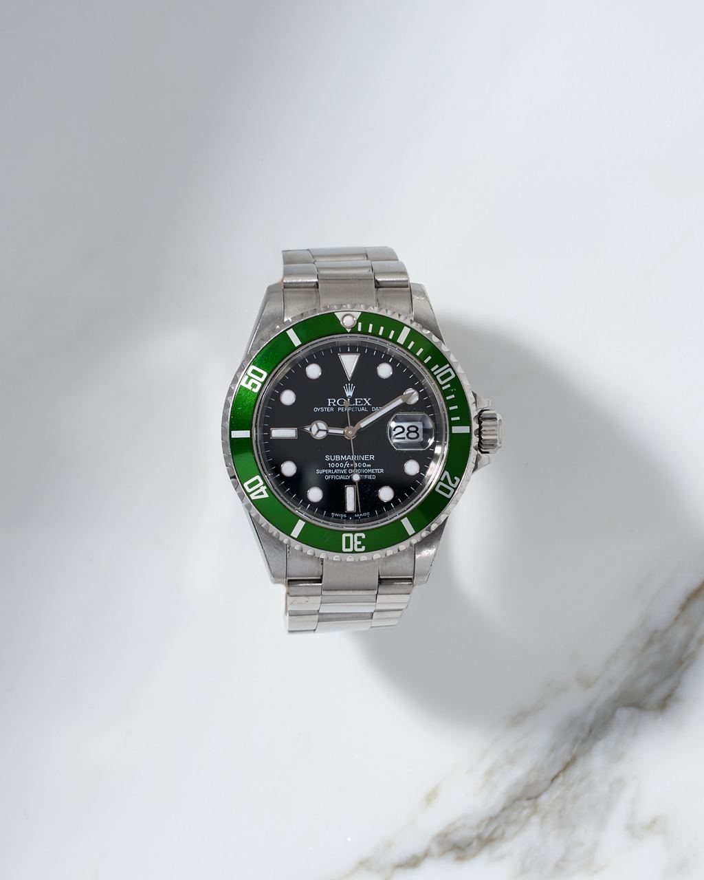 Rolex Submariner Kermit Date 40mm F series 16610LV