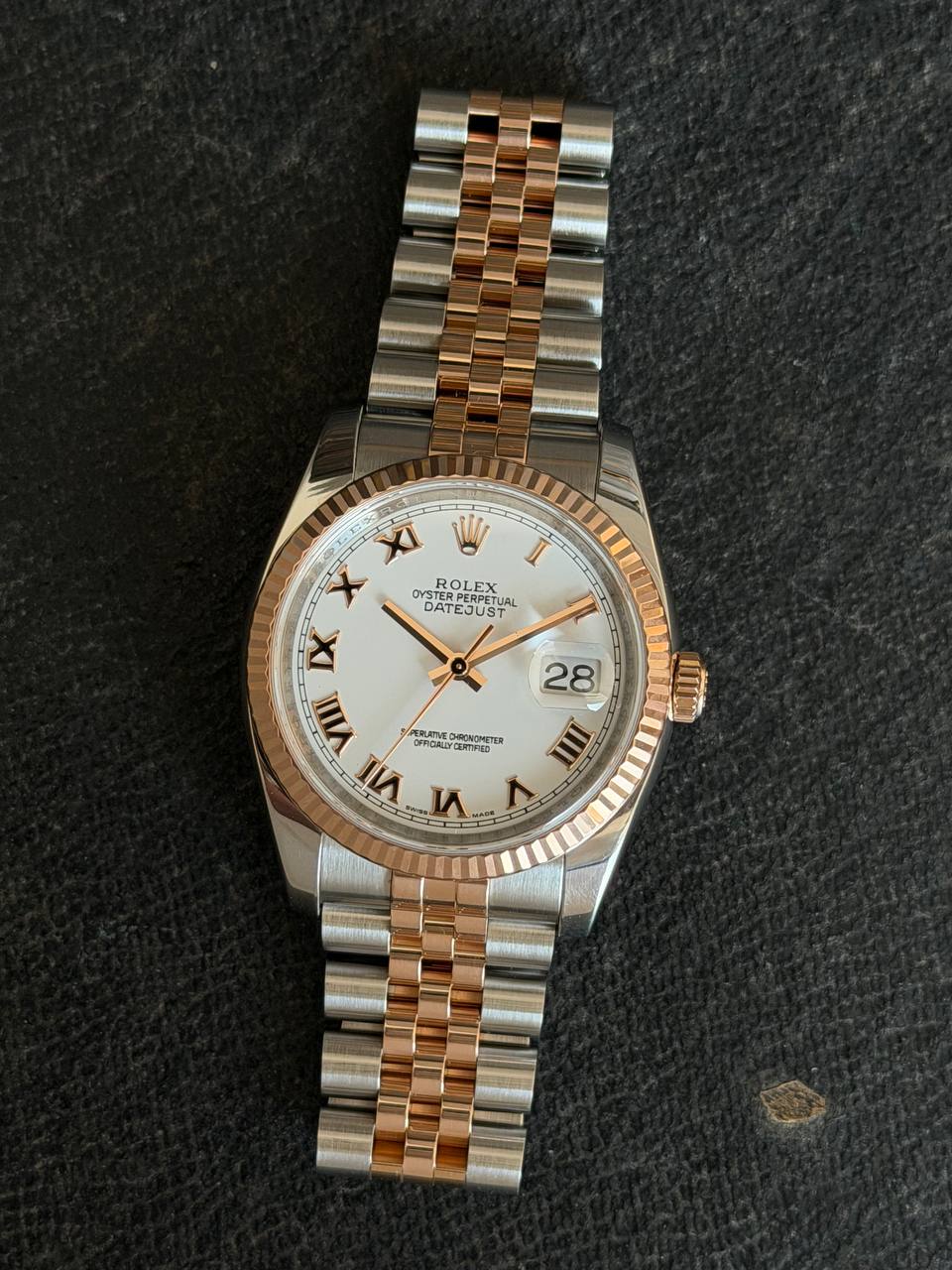 Rolex Datejust 36mm Steel & Gold D Series 116231 