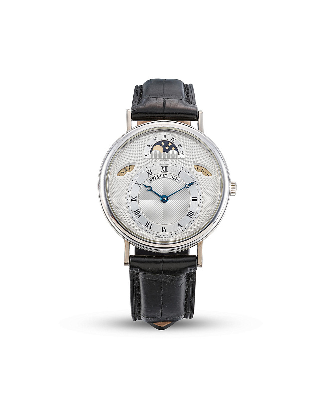 Breguet Classique Day Date Moonphase 3330 White Gold