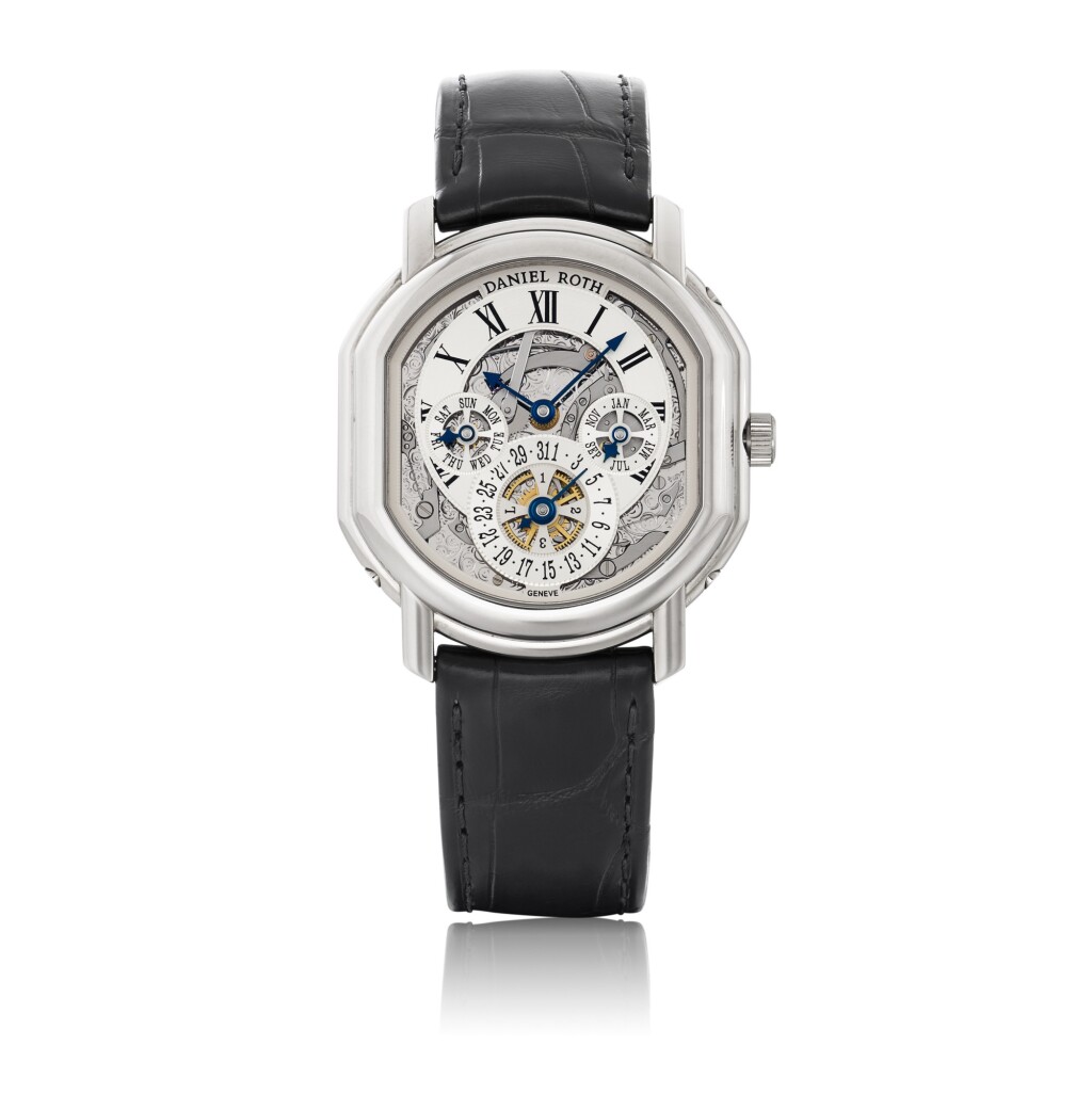 Daniel Roth Semi-Skeletonised Perpetual Calendar White Gold