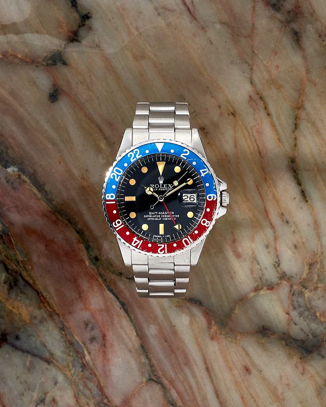 Rolex GMT-Master 1675 Pepsi 1977 year
